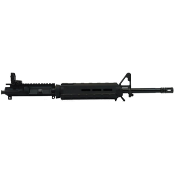 PSA 16" Nitride 1:7 A2 Mid-Length 5.56 NATO MOE AR-15 Upper Assembly With Rear Mbus Black, No BCG/CH - $209.99 + Free Shipping - $209.99