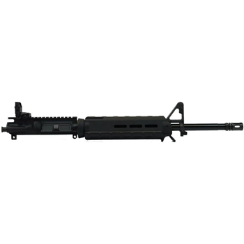 PSA 16" Nitride 1:7 A2 Mid-Length 5.56 NATO MOE AR-15 Upper Assembly With Rear Mbus Black, No BCG/CH - $209.99 + Free Shipping - $209.99