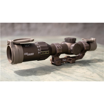 Sig Sauer TANGO6T US Military Over Run Rifle Scope 1-6X24mm First Focal Plane Includes 1.535" ALPHA4 Titanium Mount - $2199 - $2,199.00