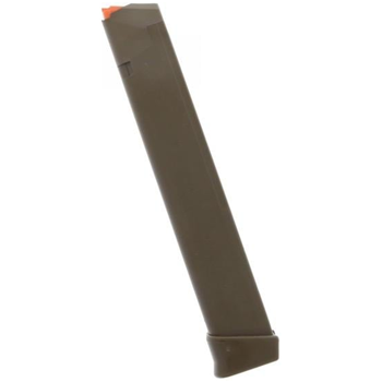 Glock Factory 9mm 33 Round High Capacity Magazine (FDE, Olive Drab Green) - $34.99 - $34.99