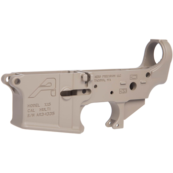 Aero Precision Stripped AR-15 Lower Receiver - Gen 2 - FDE Cerakote - $72.99 - $72.99