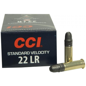CCI .22 LR Ammo Standard Velocity 40gr LRN 50-Round Box - $3.49