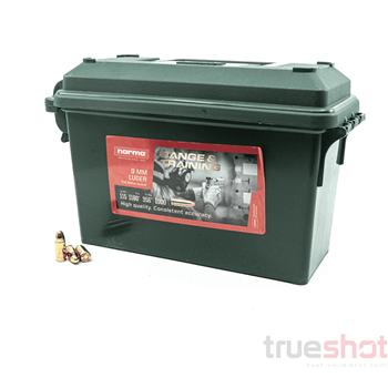 Norma 9mm 115 Grain FMJ 1000 Rounds ammo can - $259 - $259.00