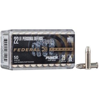 FEDERAL AMMO 22 LR Punch 29Gr FN "Personal Defense" 50rd - $7.57 - $7.57