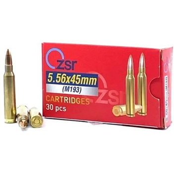 ZSR Ammunition 5.56x45mm M193 55 Grain FMJ 600 Rounds - $222 - $222.00