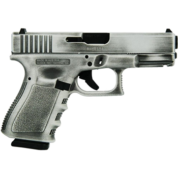 Glock 19 Gen 3 White 9mm 4.02" Barrel 15-Rounds Distressed Finish - $488.99 ($7.99 S/H on Firearms) - $488.99