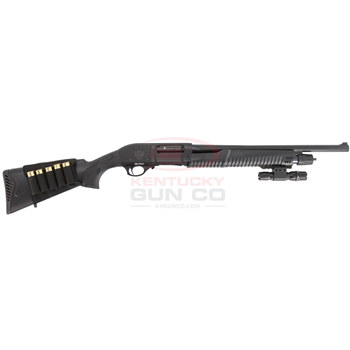 Emperor Firearms MXP12 12Ga 18.5" Pump Shotgun w/ Tactical Flashlight &amp; Shell Holder - $145.68 (Free S/H on Firearms) - $145.68