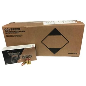 CCI Blazer Brass 9mm FMJ 124gr 1000 Round Case - $269.99 + Free Shipping - $269.99