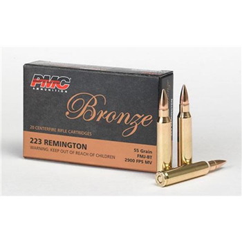 PMC Bronze 223 Rem 55 Grain FMJ 1000 Rounds - $397 - $397.00