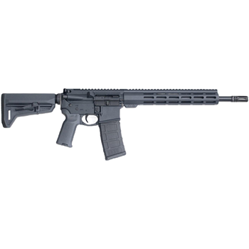 P2A PATRIOT 14.5" 5.56 NATO 1/7 Mid Length Melonite M-LOK Rifle - GRAY - Pinned &amp; Welded - $743.99 after 20% off - $743.99