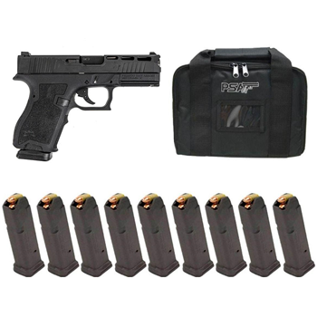 PSA Dagger Compact 9mm Pistol With SW4 Extreme Carry Cut Slide, Black DLC - with Ten 15rd Magazines &amp; Pistol Case - $359.99 + Free Shipping - $359.99