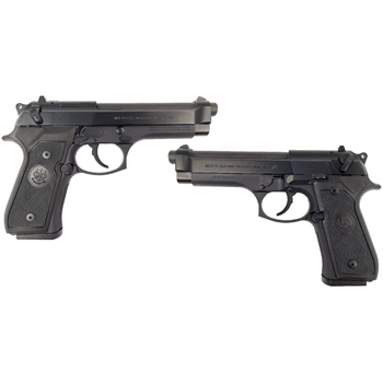 Beretta 92FS Bruniton 9mm 4.9" 3-Dot/Plastic Semi-Auto Pistol w/(2) 15rd Mags (US Made) - $529.99 (add to cart) ($9.99 S/H on firearms) - $529.99