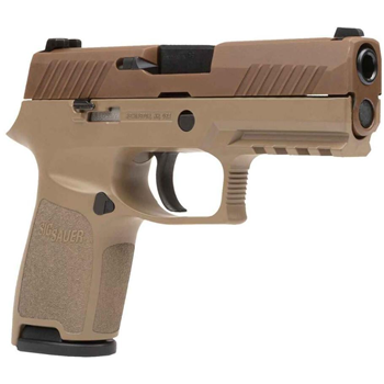 Sig Sauer P320 Nitron Compact 9mm Luger 3.9in Coyote Brown Pistol - 15+1 Rounds - $449.99 - $449.99