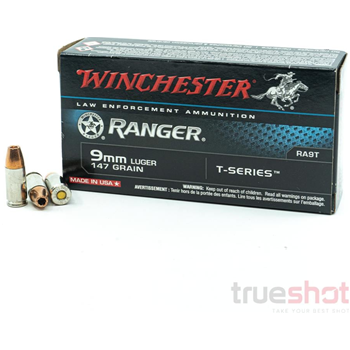 Winchester Ranger 9mm 147 Grain JHP 500 Rounds - $389.99 - $389.99