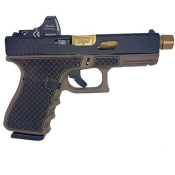 Glock 19 Gen3 Bronze / Flat Dark Earth 9mm 4.6" Barrel 15-Rounds Fast Fire II with Custom Engraving - $832.99 ($7.99 S/H on Firearms) - $832.99