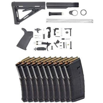 PSA Magpul MOE Lower Build Kit &amp; 10 Magpul PMAG Gen 2 MOE 5.56x45 30rd Magazines - $159.99 + Free Shipping - $159.99