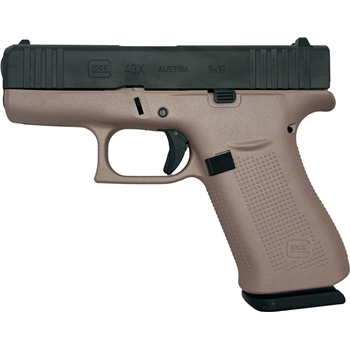 Glock 43X Rose Gold 9mm 3.4" Barrel 10-Rounds GrabAGun Exclusive - $469.99 ($7.99 S/H on Firearms) - $469.99