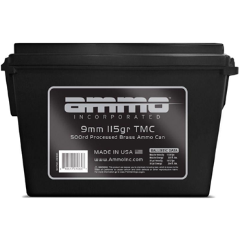 Ammo Inc. Signature 9mm Bulk Ammo 115 Grain TMC, 500rds - 9115TMC-RB500 - $119.99 - $119.99