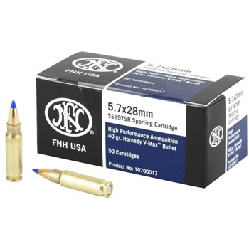 FNH USA 5.7x28mm Ammo 40gr V-MAX 50 Rounds - $36.99 - $36.99