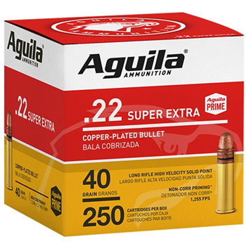 AGUILA - 22 LONG RIFLE 40GR CPRN 8 boxes (2000 rounds) - $131.92 w/code "JAN20" - $131.92
