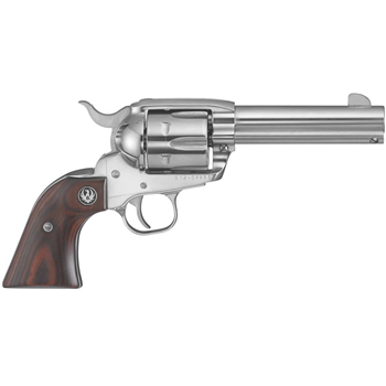 Ruger Vaquero Stainless 357 Magnum Revolver with Hardwood Grips - $886.99 - $886.99
