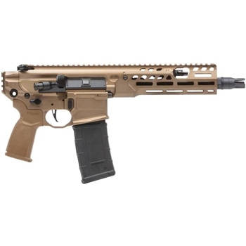 Sig Sauer MCX Spear LT 300 Blackout 9" 30+1, Coyote, OEM Grip, Suppressor Ready Flash Hider, Adj. Gas Block - $2699.99 - $2,699.99