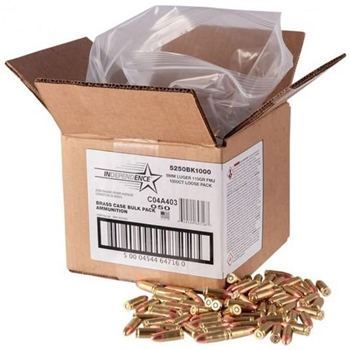 CCI Independence 9mm Ammo 115gr FMJ 1,000 Rounds - $259.99 - $259.99