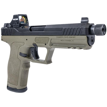 PSA 5.7 Rock Optics Ready Pistol With Threaded Barrel &amp; Holosun 407k Reflex Sight, Two-Tone Sniper Green - $599.99 - $599.99