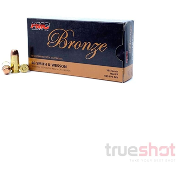 PMC - Bronze - 40 S&amp;W - 165 Grain - FMJFP - 1000 Rounds - $319 - $319.00