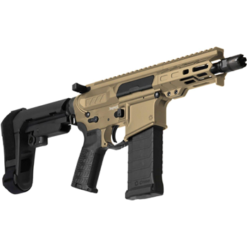 CMMG Banshee MK4 Pistol Coyote Tan 5.7 X 28 5" Barrel 40-Rounds RipBrace - $1337.99 ($7.99 S/H on Firearms) - $1,337.99