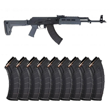 PSA AK-47 GF3 Forged "MOEkov" Rifle, Gray With 10 magazines - $749.99 + Free Shipping - $749.99