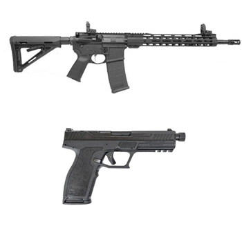 PSA 16" Mid-Length M-LOK MOE EPT Rifle &amp; PSA 5.7 Rock Pistol - $849.99 - $849.99