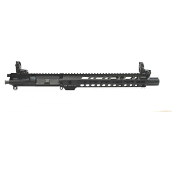 PSA 10.5" 5.56 Lightweight M-lok Slant 12" Upper With MBUS Sight Set, BCG, CH, &amp; Fluted Flash Can - 516447128 - $419.99 + Free Shipping - $419.99