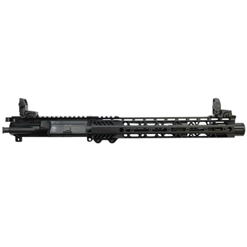 PSA 10.5" Carbine-Length 5.56 NATO 1/7 Nitride 12" Slant M-lok Upper - w/BCG, CH, &amp; MBUS Sight Set - $389.99 + Free Shipping - $389.99
