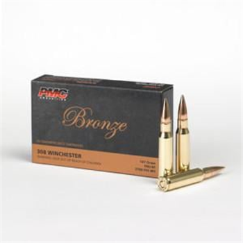 PMC 308 Win 147 Grain FMJBT 20 Rounds - $16.99 - $16.99