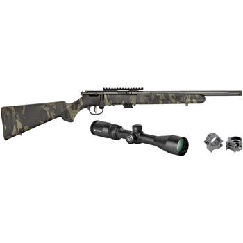 Savage Mark II FV-SR 22LR 16.5" 5rd Multi-Cam Black Camo + Vortex Crossfire II 3-9x40 Dead-Hold BDC - $349.99 (Free S/H on Firearms) - $349.99