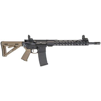 PSA 16" Mid-Length 5.56 NATO 1/7 Nitride 13.5" Lightweight M-Lok MOE EPT Rifle w/MBUS Sight Set, FDE - $629.99 - $629.99