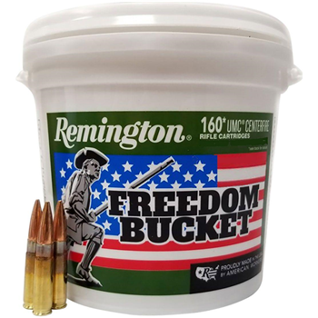 Remington UMC Freedom Bucket 150 Gr FMJ 300 Blackout 160 Rounds - $199.99 + Free Shipping - $199.99