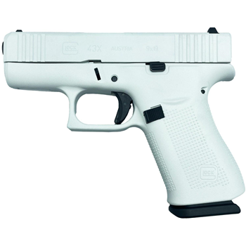 Glock 43X Whiteout 9mm 3.4" Barrel 10-Rounds GrabAGun Exclusive - $499.99 ($7.99 S/H on Firearms) - $499.99