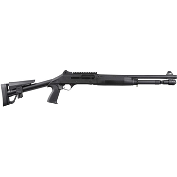 Panzer M4 Tactical 12 Gauge Shotgun 18.5" w/ Fixed Skeleton Stock, Black - $449.99 - $449.99