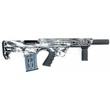 Black Aces Tactical Pro Series Bullpup Semi Automatic 12 Gauge Shotgun, Distressed White - $329.99 - $329.99