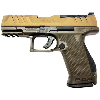 Walther PDP Compact OD Green / Burnt Bronze 9mm 4" Barrel 15-Rounds - $610.99 ($7.99 S/H on Firearms) - $610.99