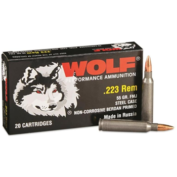 Wolf 223 Rem 55 gr 20 rd - $8.99 - $8.99