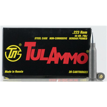 Tulammo 223 Rem 55 gr 20 rd - $8.99 - $8.99