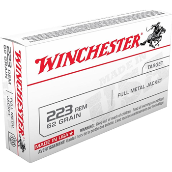 Winchester USA .223 Rem 62-Gr. FMJ 20 Rnds - $17.99 - $17.99