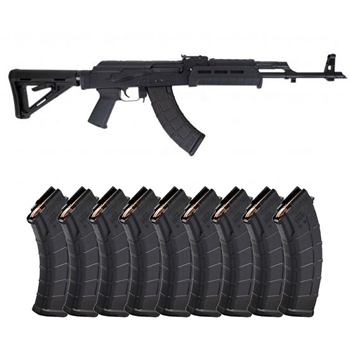 PSA AK-47 M4 GF3 Forged MOE Rifle, Black With 10 Magazines - $799.99 + Free Shipping - $799.99