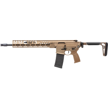 Sig Sauer MCX Spear-LT 5.56mm NATO 16in Coyote Cerakote/Black Semi Automatic Modern Sporting Rifle 30+1 Rounds - $2499.99 - $2,499.99