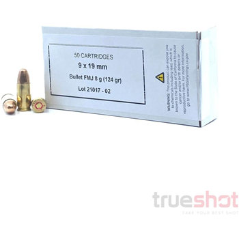 Prvi Partizan (PPU) - 9mm - 124 Grain - FMJ - 1000 Rounds - $245 - FREE Shipping w/code "gxjvdpmu" - $245.00