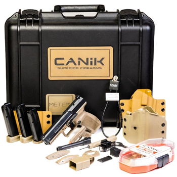 Canik TP9 Mete SFT Black / Flat Dark Earth 9mm 4.46" Barrel 20-Rounds Loadout PKG - $1062.99 ($7.99 S/H on Firearms) - $1,062.99