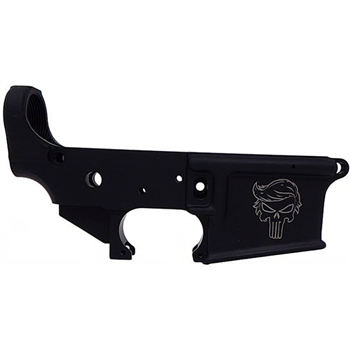 Anderson Manufacturing Lower Receiver Stripped Trump Punisher Logo for AR-15 - $151.99 - $151.99
